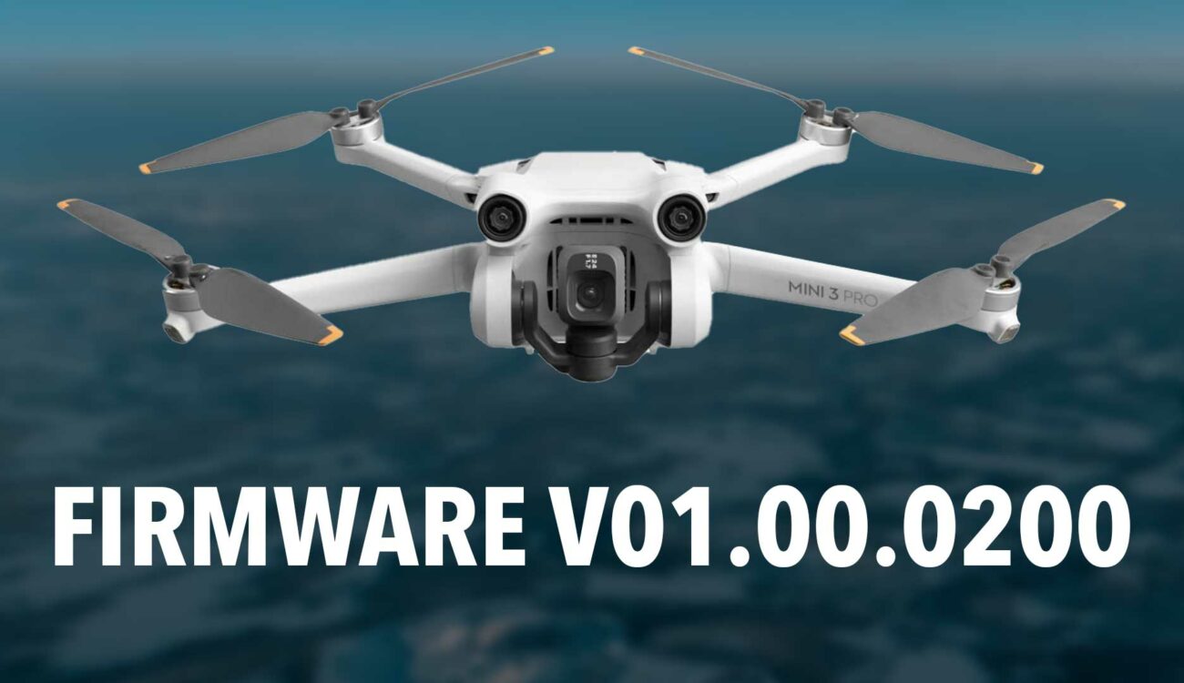 DJI Mini 3 Proの新ファームウェアv01.00.0200がリリース