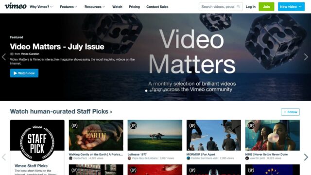 Vimeo Staff Picks