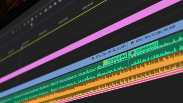 Premiere Pro timeline