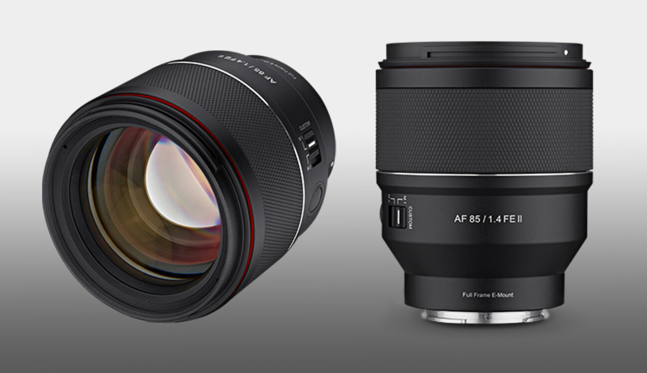 Samyang AF 85mm f/1.4 FE II Lens Announced – Upgraded AF, Smaller 
