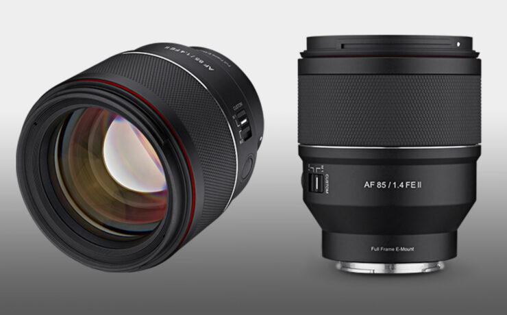 Samyang AF 85mm f/1.4 FE II Lens Announced – Upgraded AF, Smaller Size and Weight