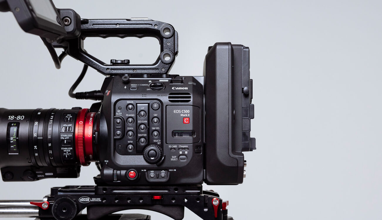 Lanzan la unidad de expansión modular Canon EU-V3 y actualización de firmware para las C500 Mark II y C300 Mark III