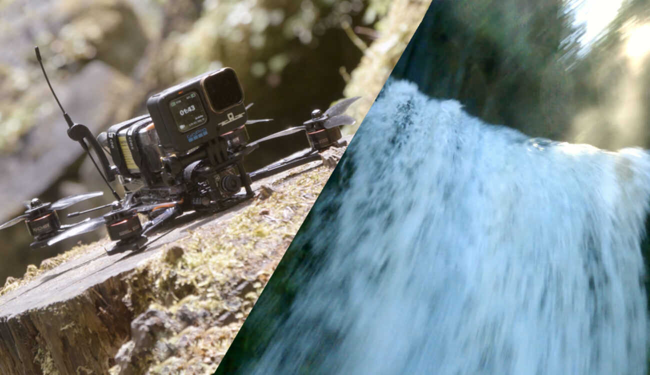 Insane FPV Drone Video – Flying Into a Waterfall and Getting Away With It