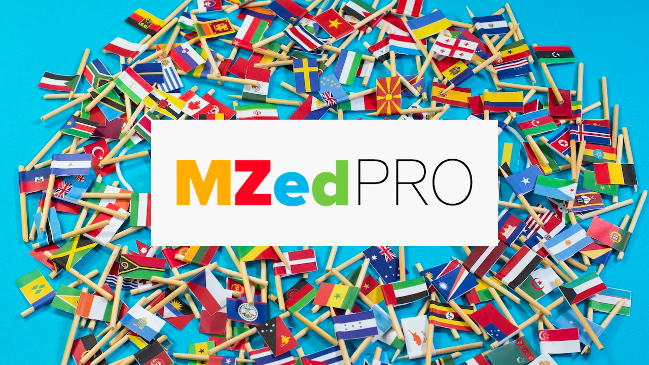 Cómo disfrutar de MZed Pro Education en más de 130 idiomas