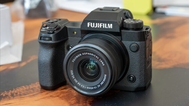 X-H2 with the FUJIFILM XC 15-45mm lens