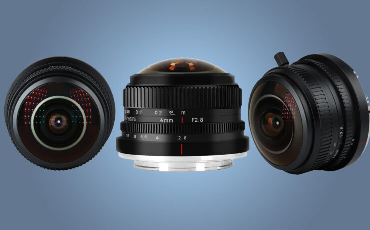 7Artisansが4mm F2.8 APS-C円形魚眼レンズをリリース