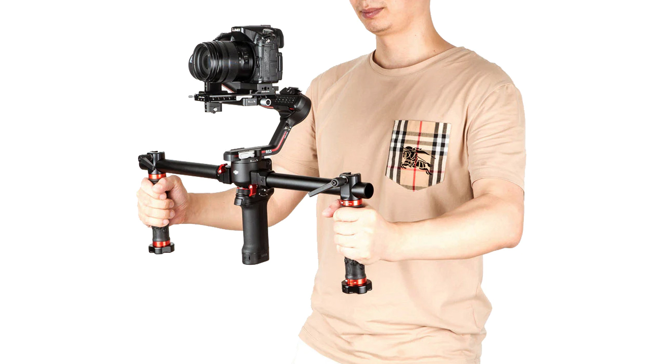 thumbnail image 2 of SmallRig 3028B Sling Handle Gimbal For DJI RS 2, RS 3, RS 4 Series – Aluminum, Quick Release 2 of 3