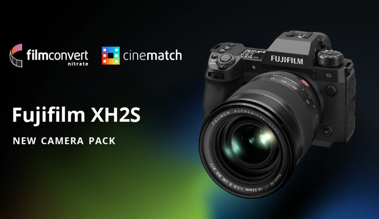 FilmConvert Nitrate and CineMatch Packs for FUJIFILM X-H2S Released