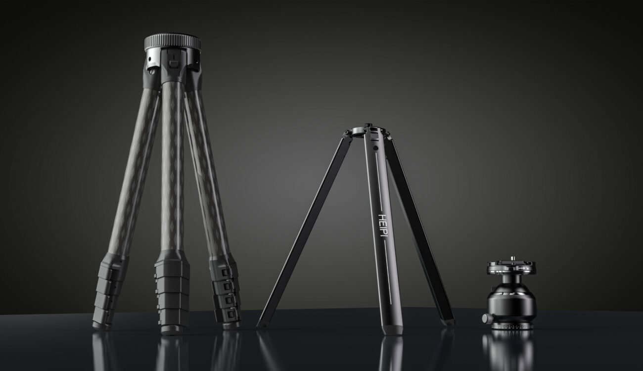 コンパクトな3in1三脚「HEIPI Travel Tripod」がKickstarterに登場