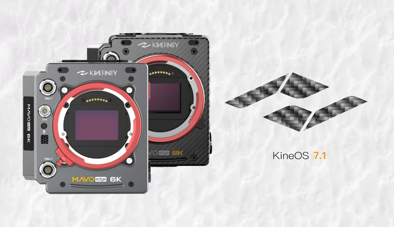 Lanzan la versión KineOS 7.1 para las Kinefinity MAVO Edge 8K y 6K - Añade Efficiency Mode ProRes 4444