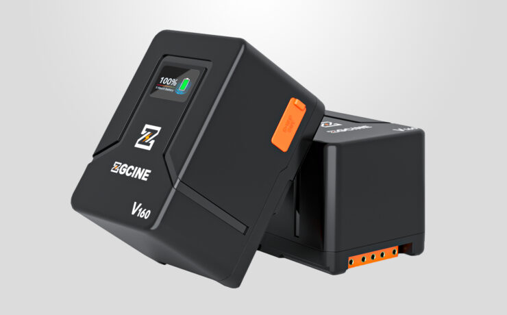 Lanzan la ZGCINE ZG-V160 - Minibatería con montura V-Mount con doble D-Tap y USB-C PD