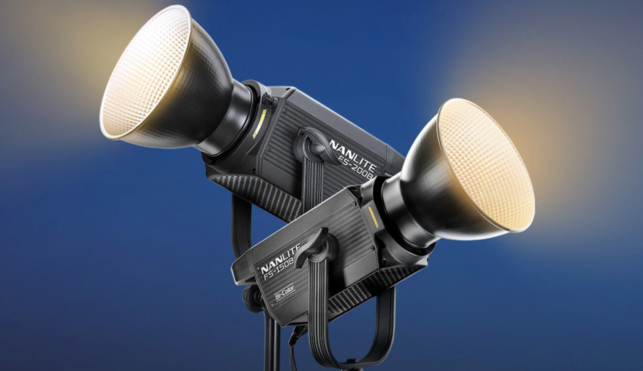 NANLITE FS-150B and FS-200B Announced - Bi-Color LED Spotlights with Bowens Mount