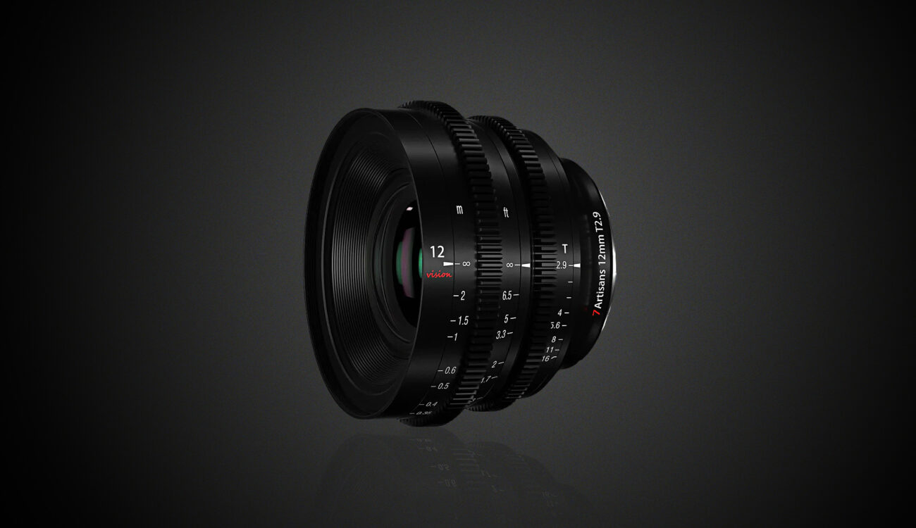 Lanzan el lente de cine APS-C T2.9 de 12mm de la serie Vision de 7Artisans