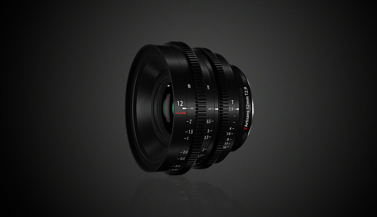 7Artisans 12mm T2.9 Vision Series APS-C Cine Lens Released