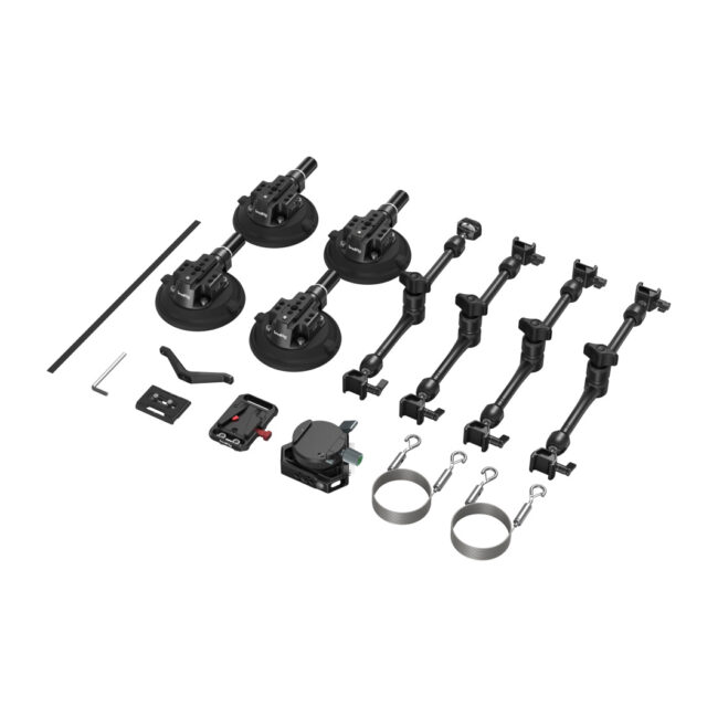SmallRig 4 Arm Suction Cup Camera Mount Kit Content