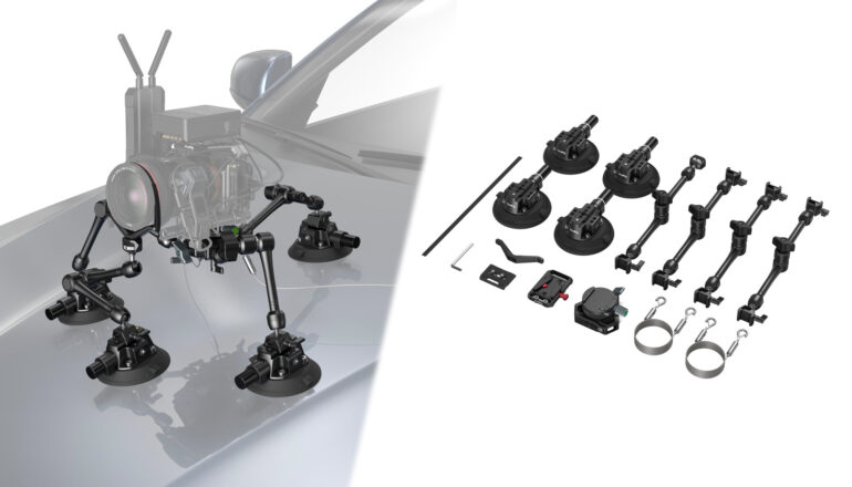 SmallRig SC-15K Introduced – 4-Arm Suction Cup Camera Mount Kit
