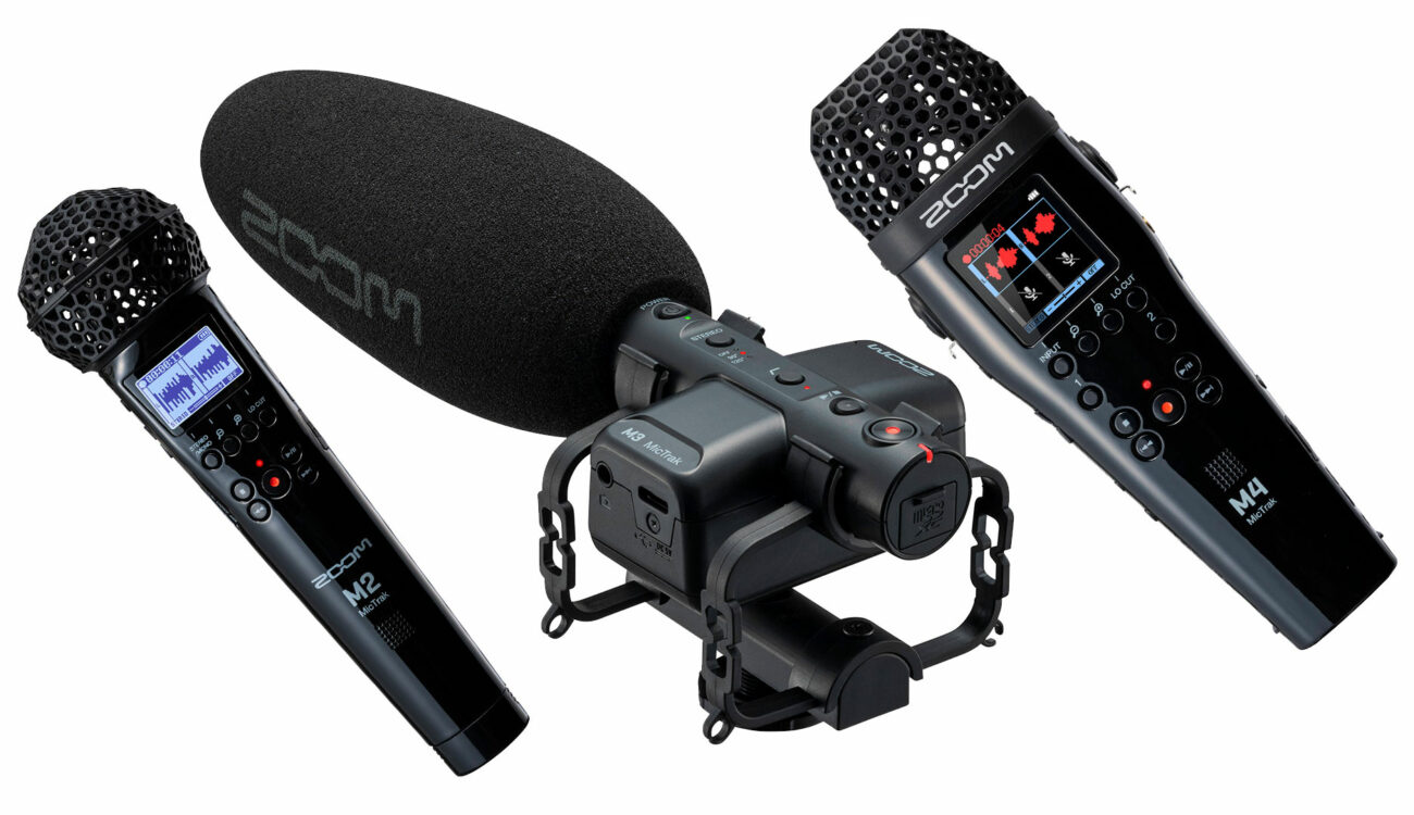 Anuncian los grabadores de audio Zoom MicTrak M2, M3 y M4 - Grabación de 32 bits flotantes