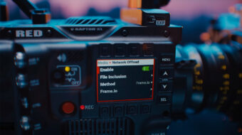 Ya está disponible Frame.io Camera to Cloud Beta para la RED V-RAPTOR y V-RAPTOR XL