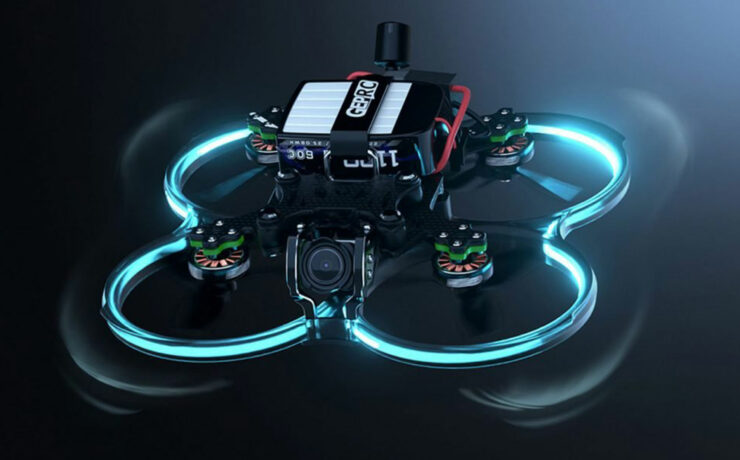 Ya está disponible el GEPRC Cinebot30 - Dron FPV de 3 pulgadas con Air Unit DJI O3 y protectores de hélices brillantes