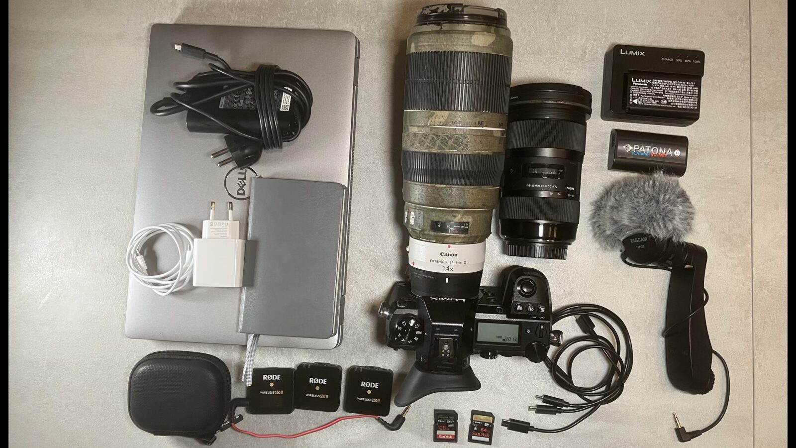 My minimalistic setup for the India trip 