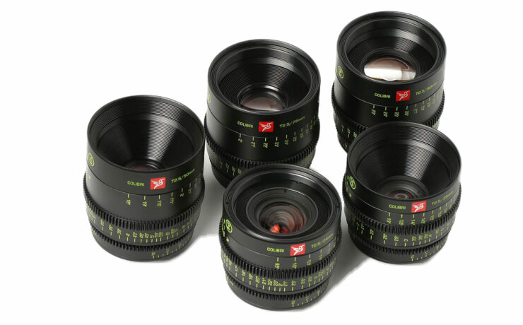 Anuncian los lentes full-frame de cine KIPON COLIBRI 24/35/50/75/90mm T2.5