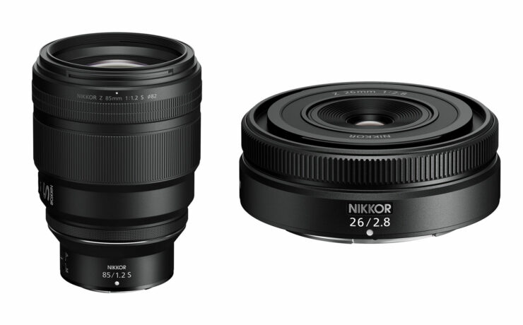 Nikon anunció el desarrollo de los lentes NIKKOR Z 85mm f/1.2 S y NIKKOR Z 26mm f/2.8