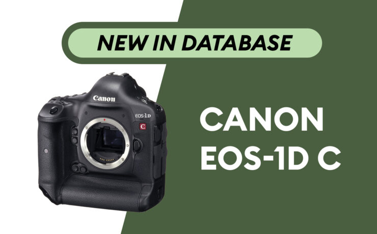 Canon EOS-1D C - Newly Added to Camera Database