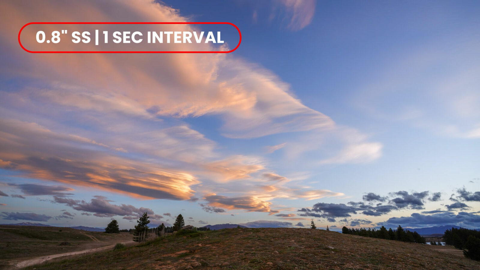 Moving clouds require shorter timelapse intervals. Image source: Drew Geraci / MZed