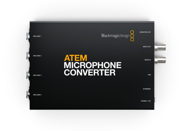 The new ATEM Microphone Converter