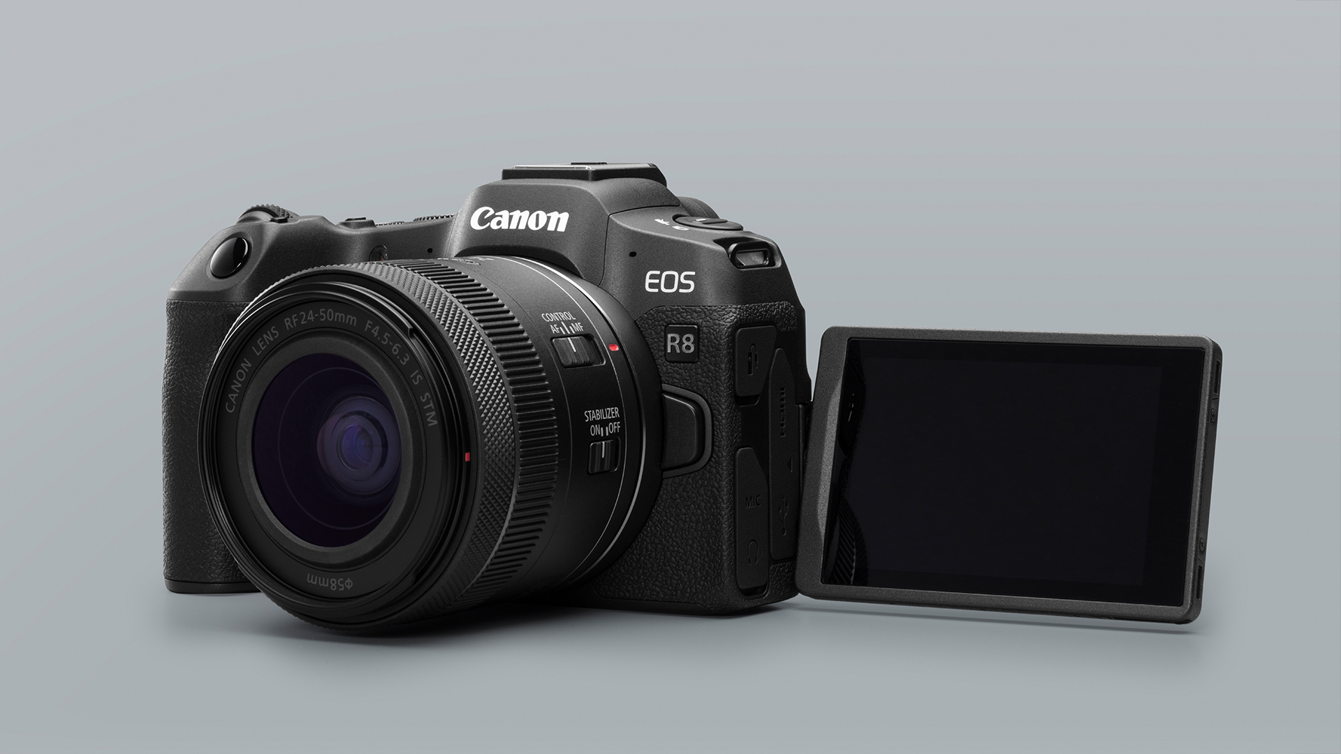 Canon EOS R8 Mirrorless Camera and Audio Recording Kit B&H