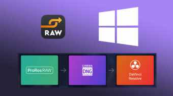 Raw Converter de ProRes RAW a CinemaDNG - Ahora disponible para Windows