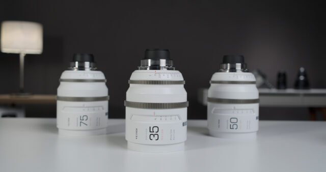 Set of three lenses