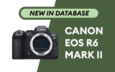 Canon EOS R6 Mark II - Newly Added to Camera Database