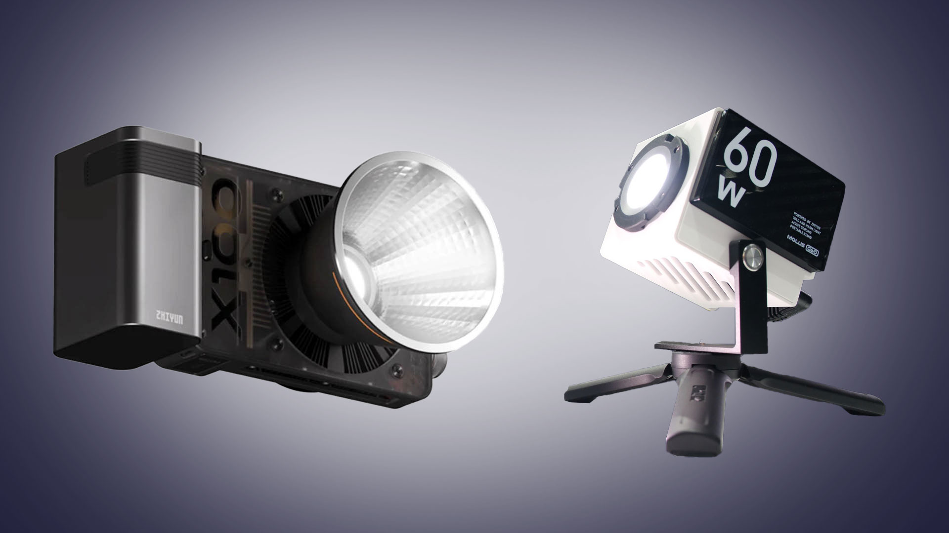 Lancement des phares LED ZHIYUN MOLUS G60 et MOLUS X100