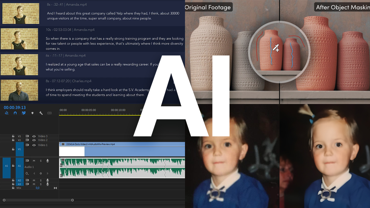 Handy AI Tools in Postproduction - Simple Ways to Accelerate Your Workflow