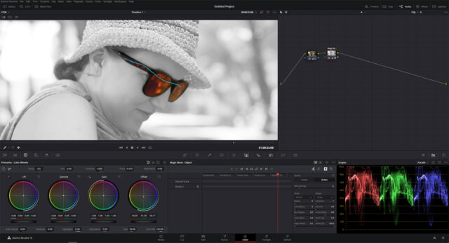 AI tools in postproduction - DaVinci Resolve magic mask