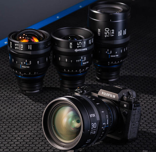 Irix Cine lenses for FUJIFILM X-mount cameras