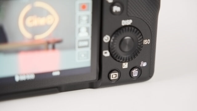 Sony ZV-E1 product shooting button