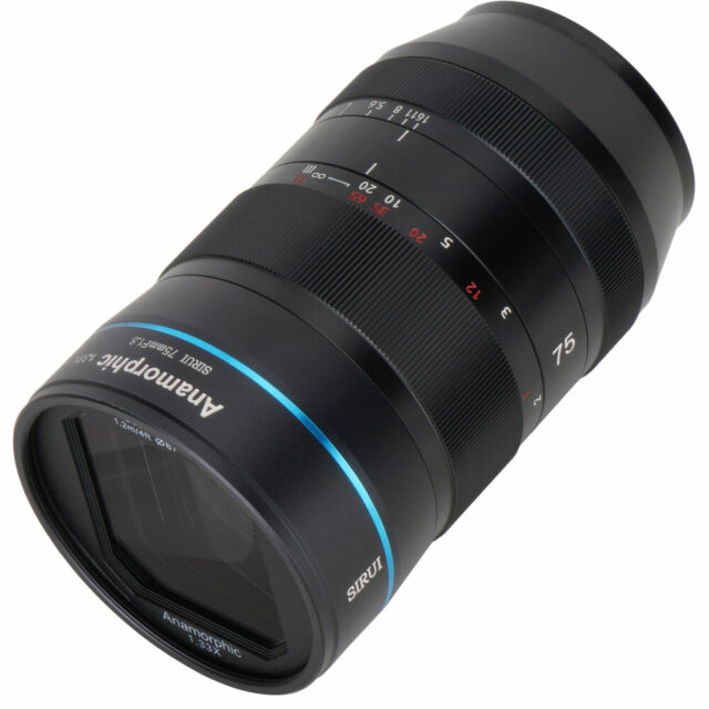 SIRUI 75mm 1.33x anamorphic lens