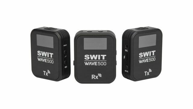 SWIT WAVE500 dual-channel wireless microphone system