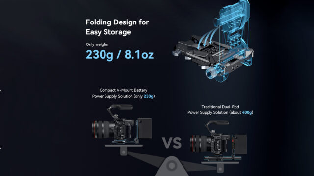 SmallRig Compact V-mount Battery Mounting System