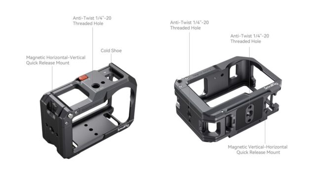 SmallRig camera cage for DJI Osmo Action 3