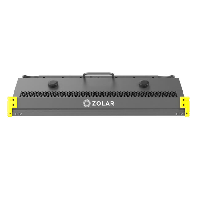 Top view of ZOLAR's new 2x1' LED panel