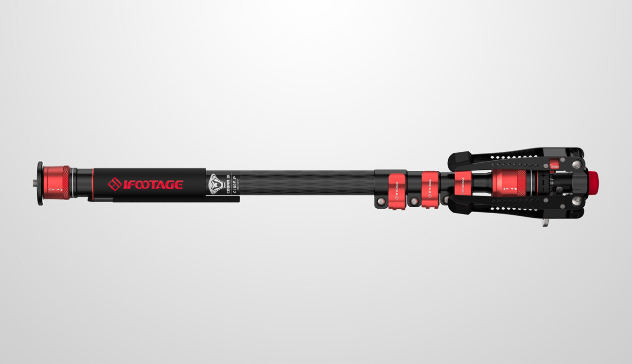 iFootage Cobra 3 Monopod Series Introduced – Includes Carbon Fiber Option with Pedal