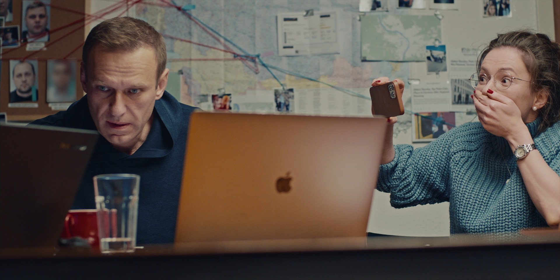 Making of the Navalny Documentary - reaction shot, film still