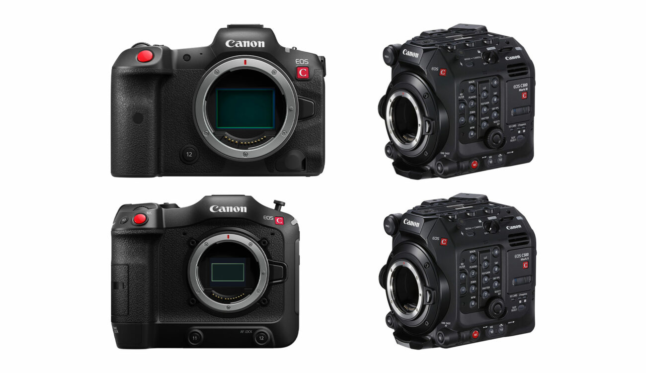 Anuncian las actualizaciones de firmware de Canon para las cámaras EOS R5 C, EOS C70, C500 Mark II y C300 Mark III