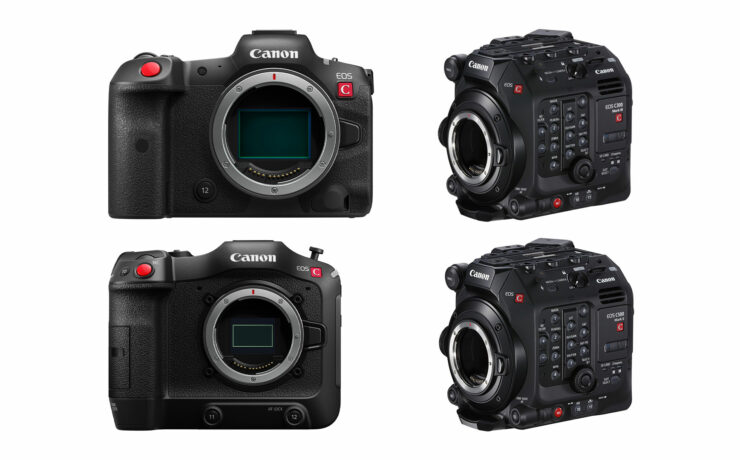 Canon Firmware Updates for the EOS R5 C, EOS C70, C500 Mark II, and C300 Mark III Announced
