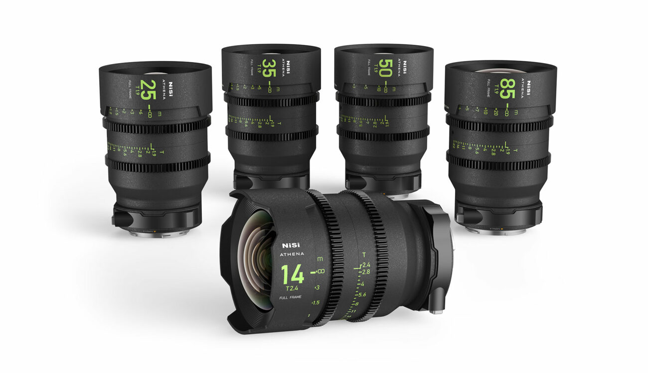 NiSi ATHENA T1.9 Full Frame Cinema Prime Lenses and Full-Spectrum ND Filters Teased