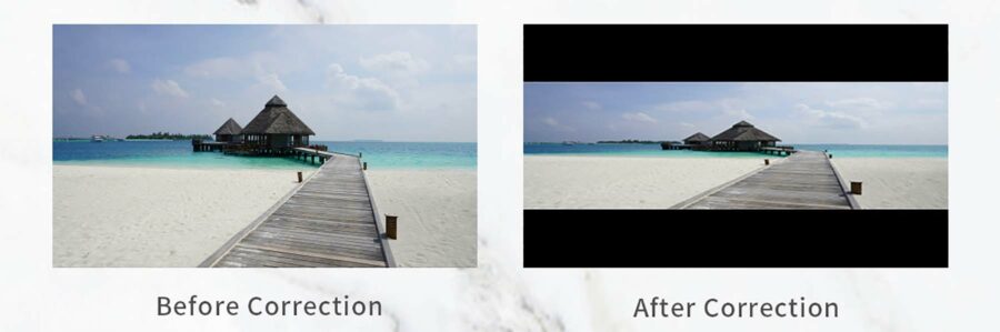 Anamorphic Lens Correction function on LH7P Monitor