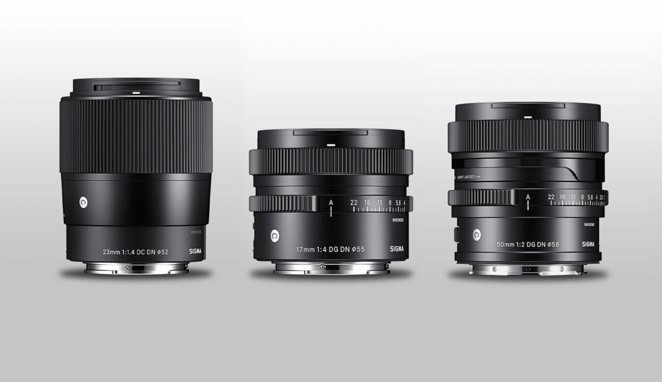 Anuncian los lentes SIGMA 17mm F/4 DG DN, 50mm F/2 DG DN y 23mm F/1.4 DC DN